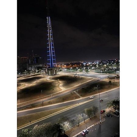 Flat Encantador No 7º Com Vista Pra Torre De Tv Brasília Exteriér fotografie