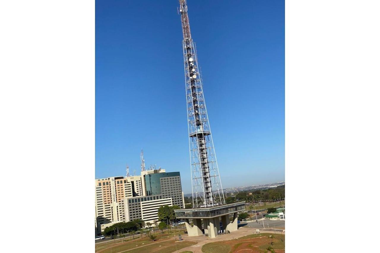 Flat Encantador No 7º Com Vista Pra Torre De Tv Brasília Exteriér fotografie